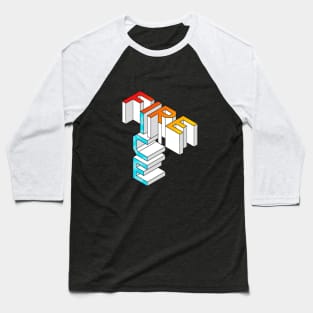 Fire and Ice Baseball T-Shirt